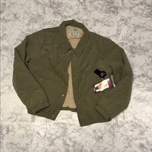 Ci Sono Olive Green Quilted Women's Puffer Jacket